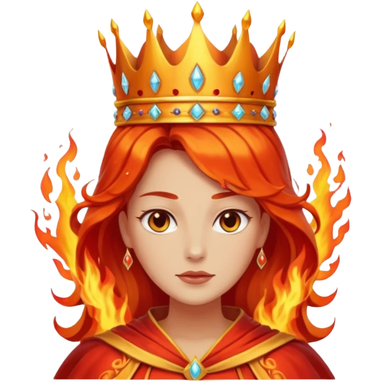flame queen emoji