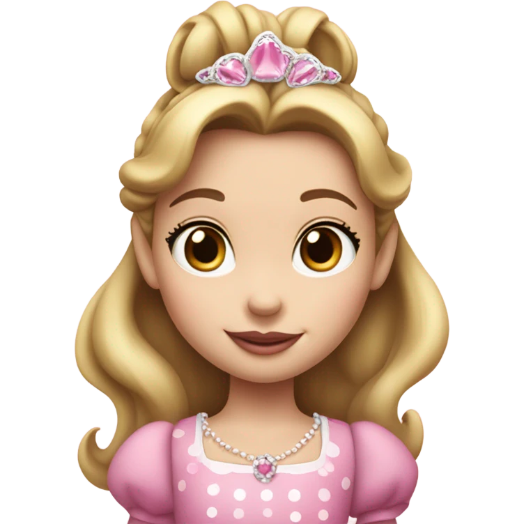 Minnie Mouse white girl princess emoji