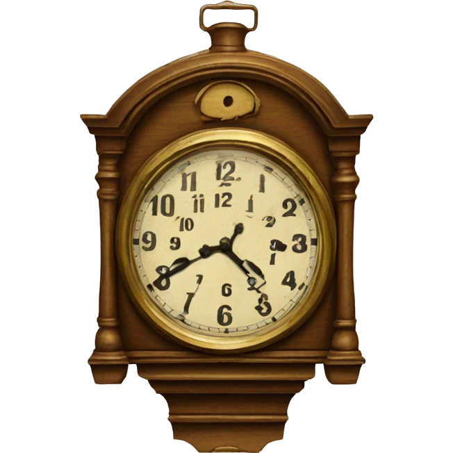 vintage clock emoji