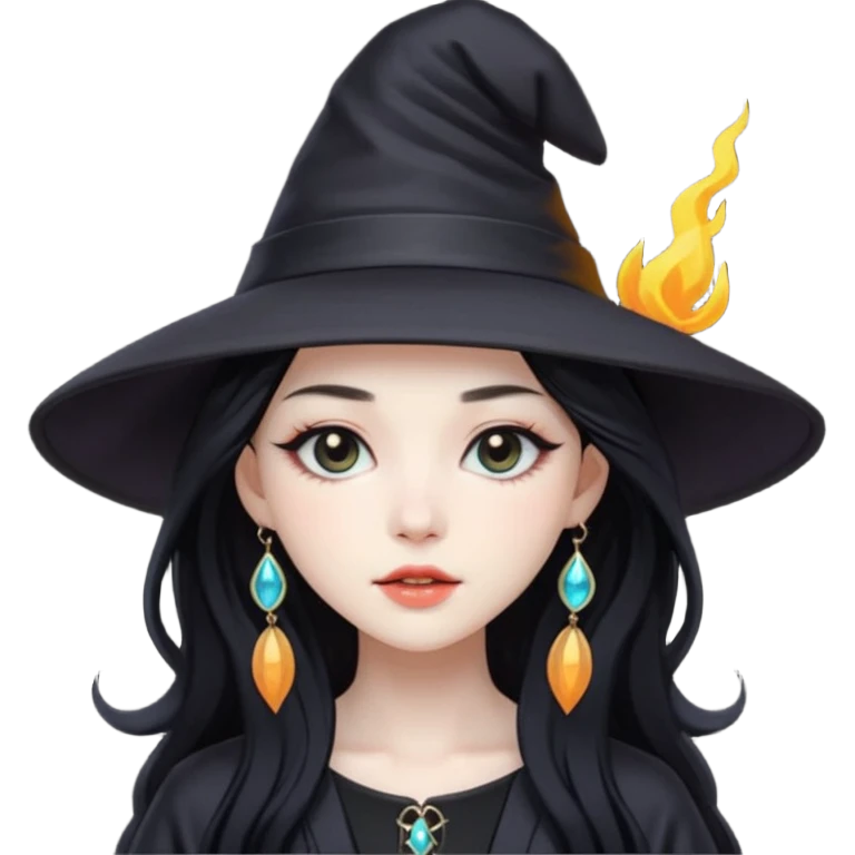 K-pop witch emoji