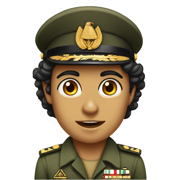 egyptian officer millitary 1970 emoji
