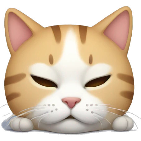 Sleep cat  emoji