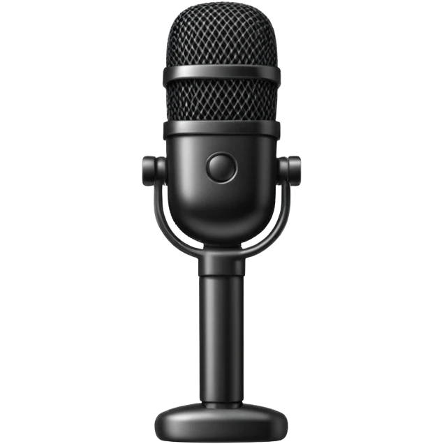 microfono de radio emoji