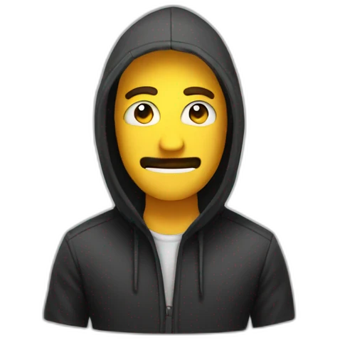 Hacker man emoji