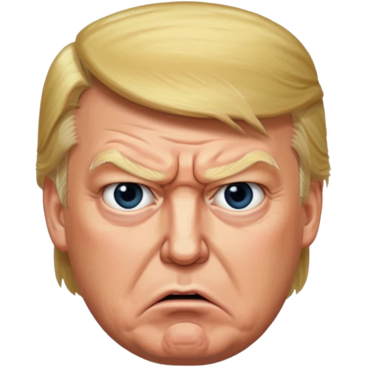 donald trump is crazy emoji