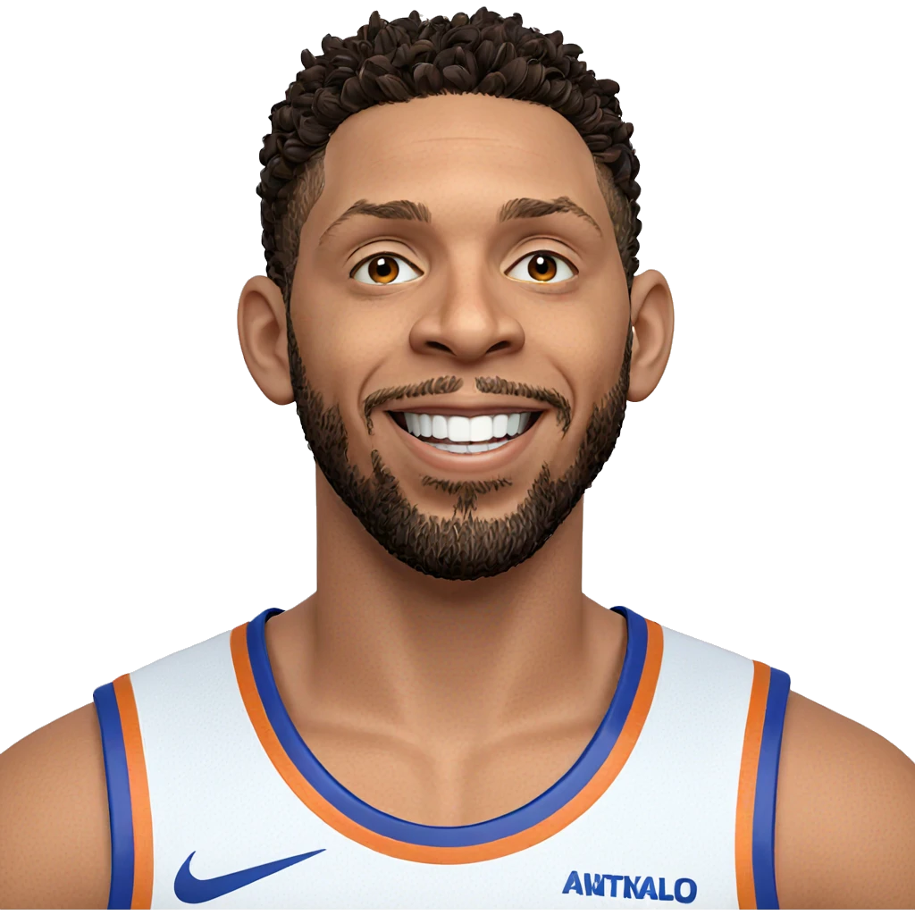 smiling boy in basketball uniform emoji