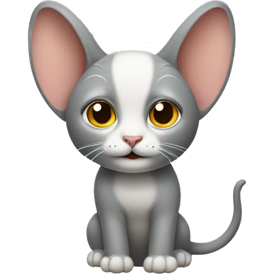 cat whit elephant ears  emoji