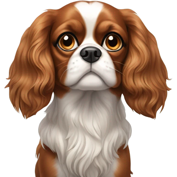 a king charles cavalier emoji