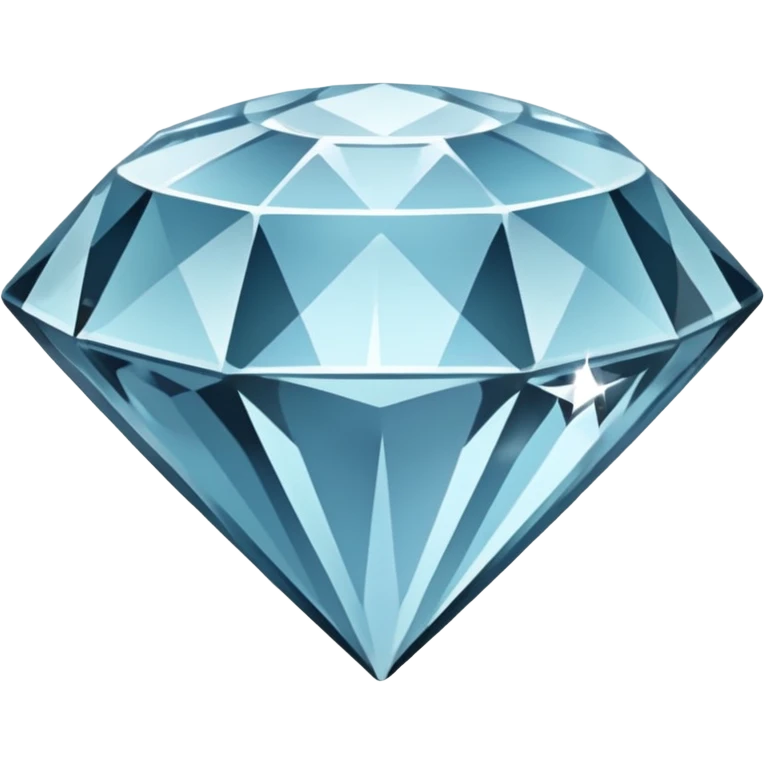 diamond gemstone black outline no colou emoji