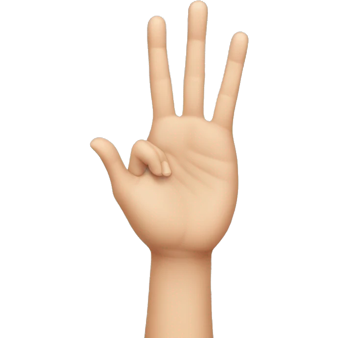 Hand love signal  emoji