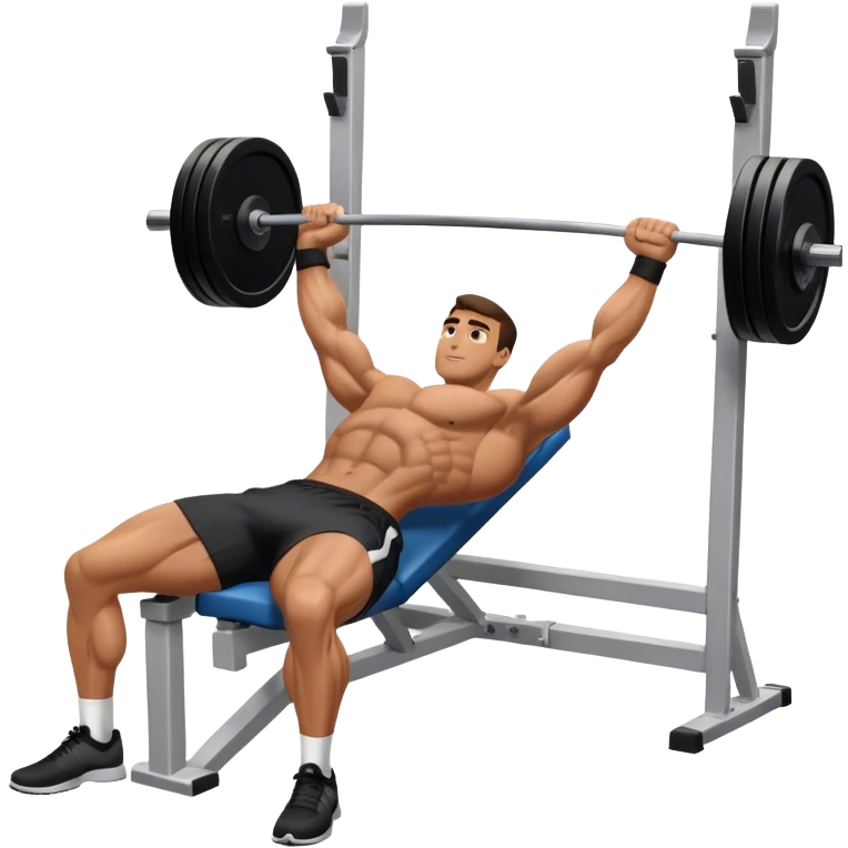 close-grip flat-benchpress emoji