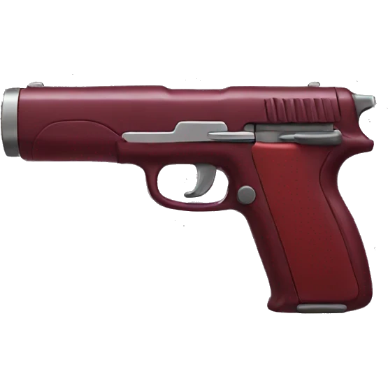 red wine gun  emoji