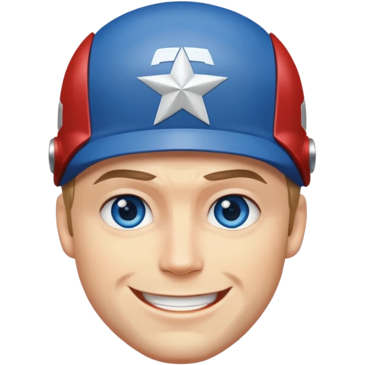 captain america head shot emoji