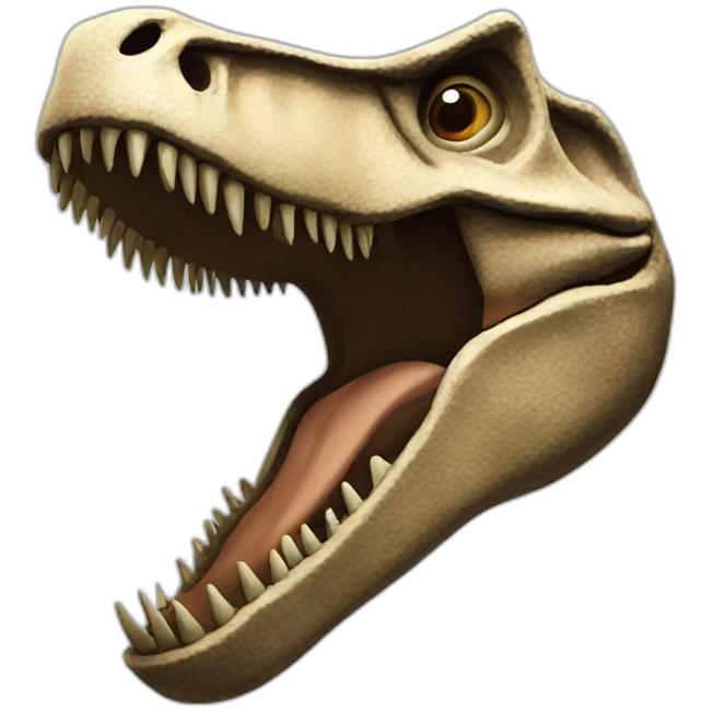 trex fossil head emoji