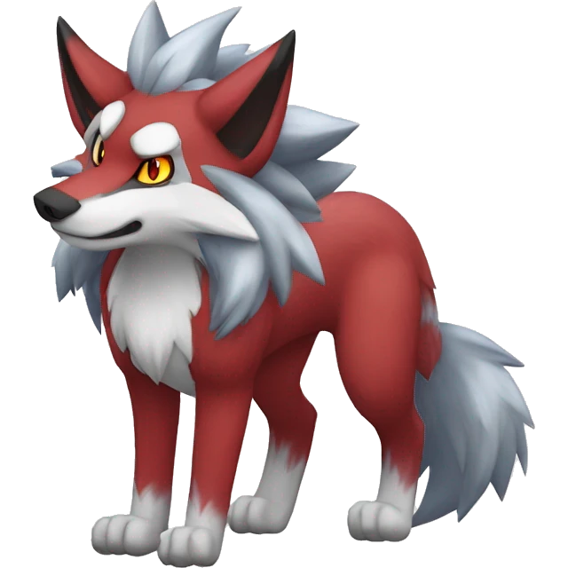  Incineroar Zoroark Lycanroc Fakemon emoji