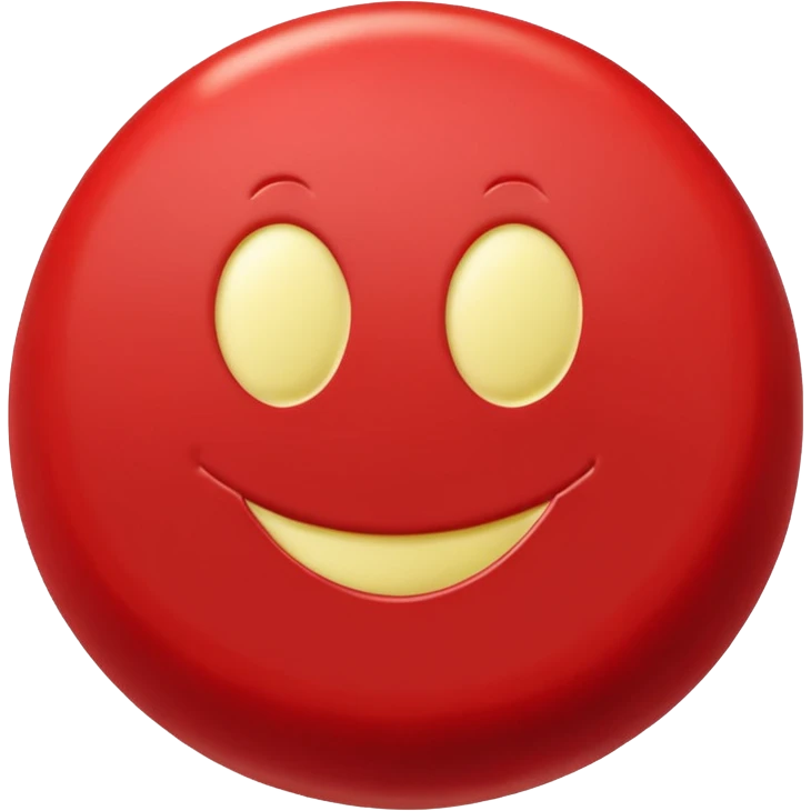 a babybel cheese with smile emoji