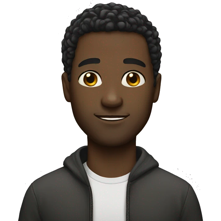 black man emoji