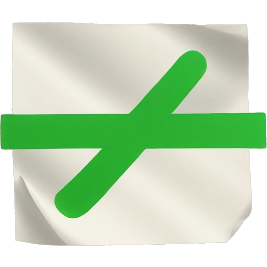 paper with green checkmark emoji