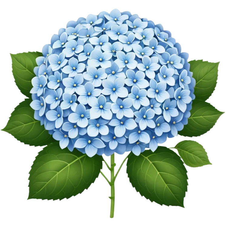 hydrangea white emoji