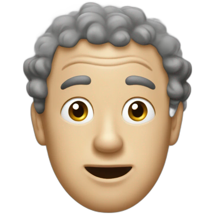 Curly of the three stooges emoji