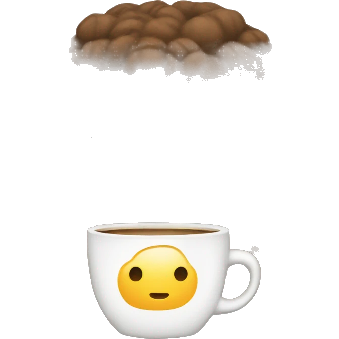 Cozy coffee emoji