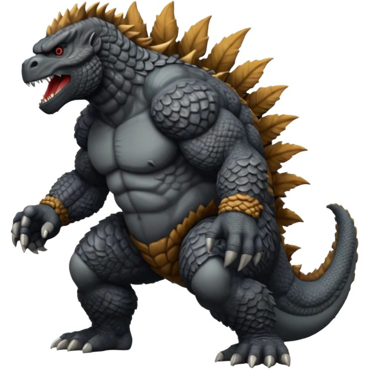 Godzilla king Kong hybrid emoji