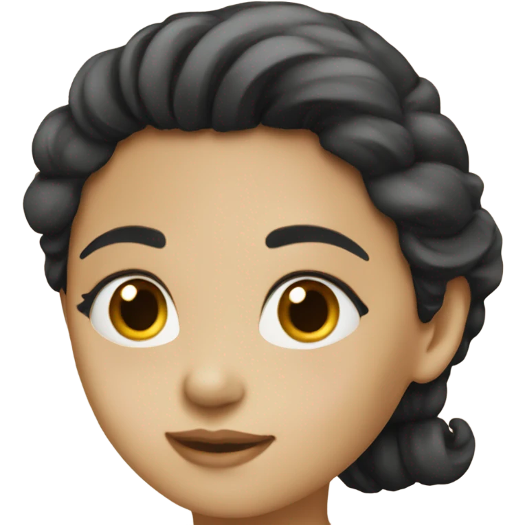 elegant-girl-in-dark-hair emoji