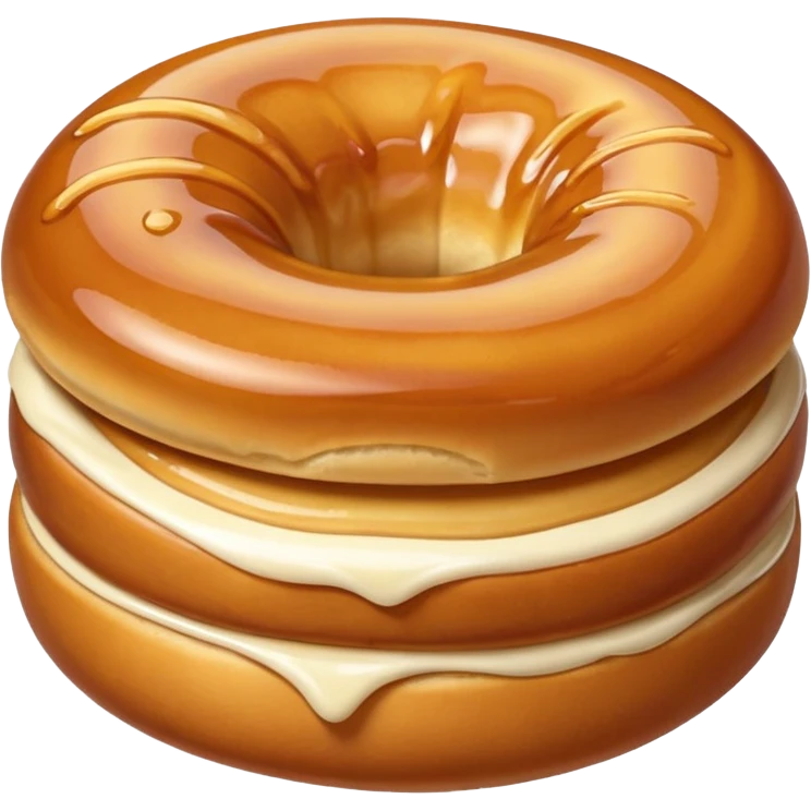 A honey bun emoji