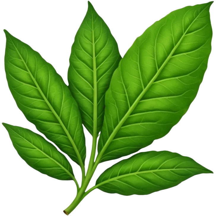 Tobacco leaf emoji