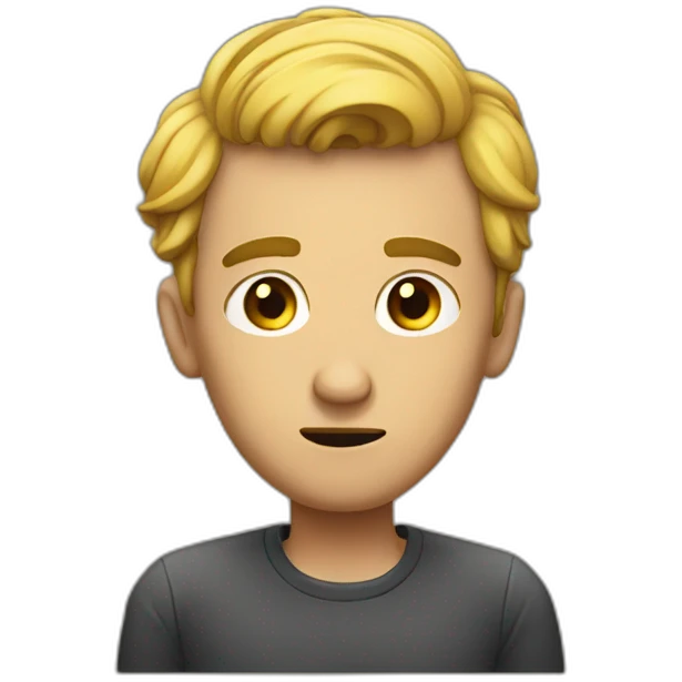 men in doubt emoji