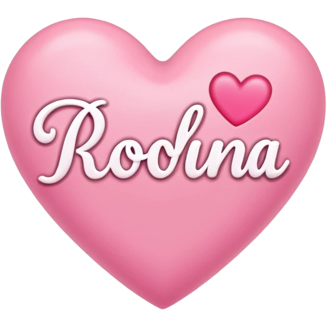 emoji with text 'я 💗 Юльчика', pink heart instead of the word 'люблю' emoji
