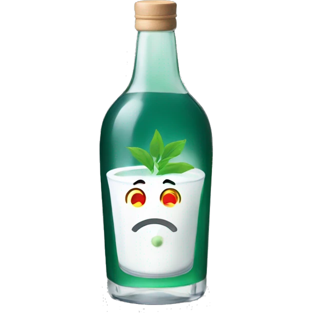 soju with clear shot glass emoji