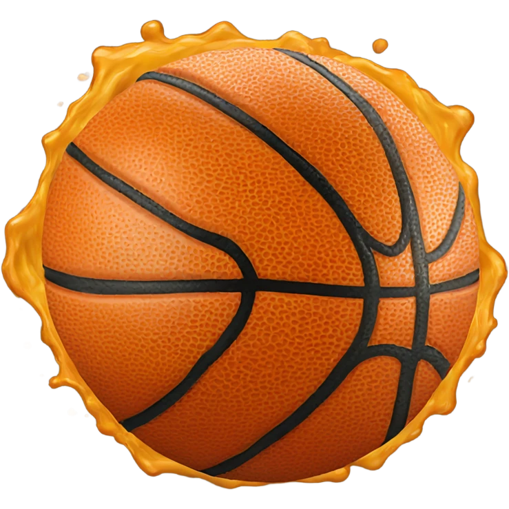 Big juicy basketball  emoji