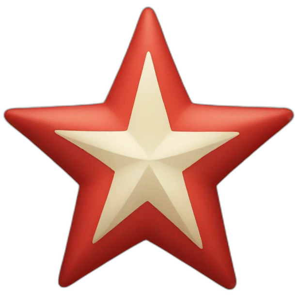 Red star written inside PT emoji