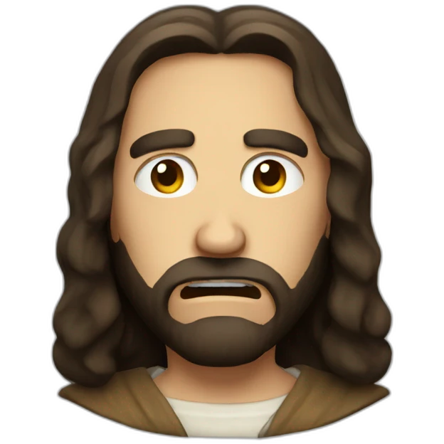 angry jesus friend emoji