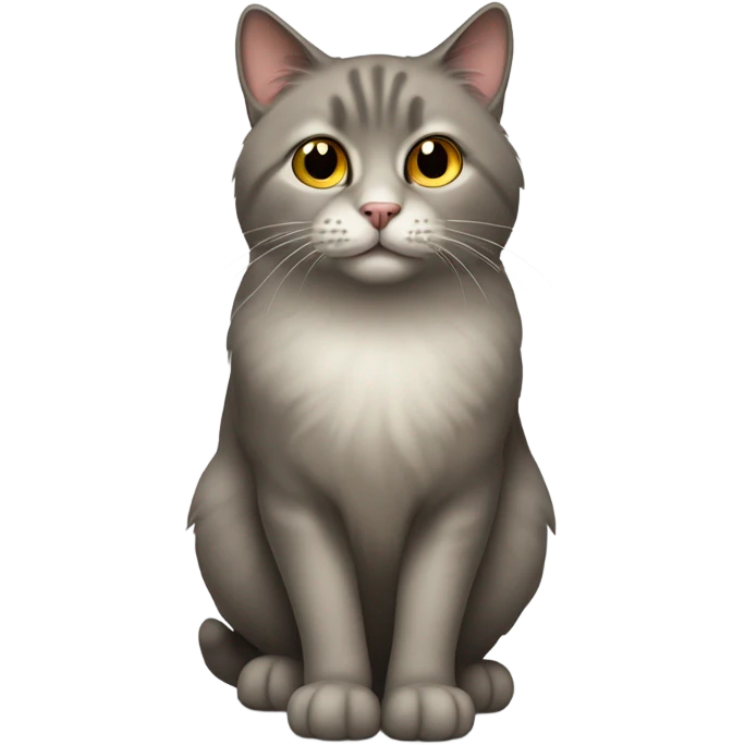 Cat side eyeing emoji