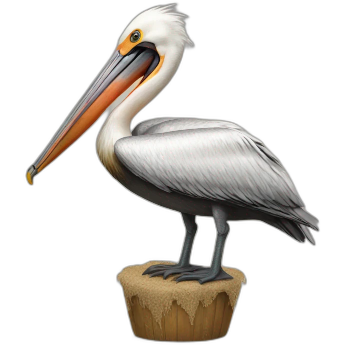Pelican man emoji