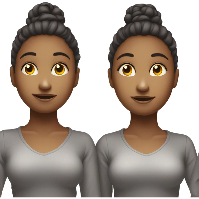 light bulp on girls head idea emoji