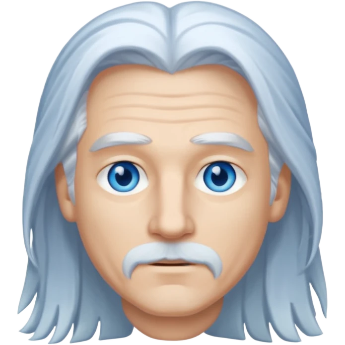 LONG WHITE HAIR MAN emoji