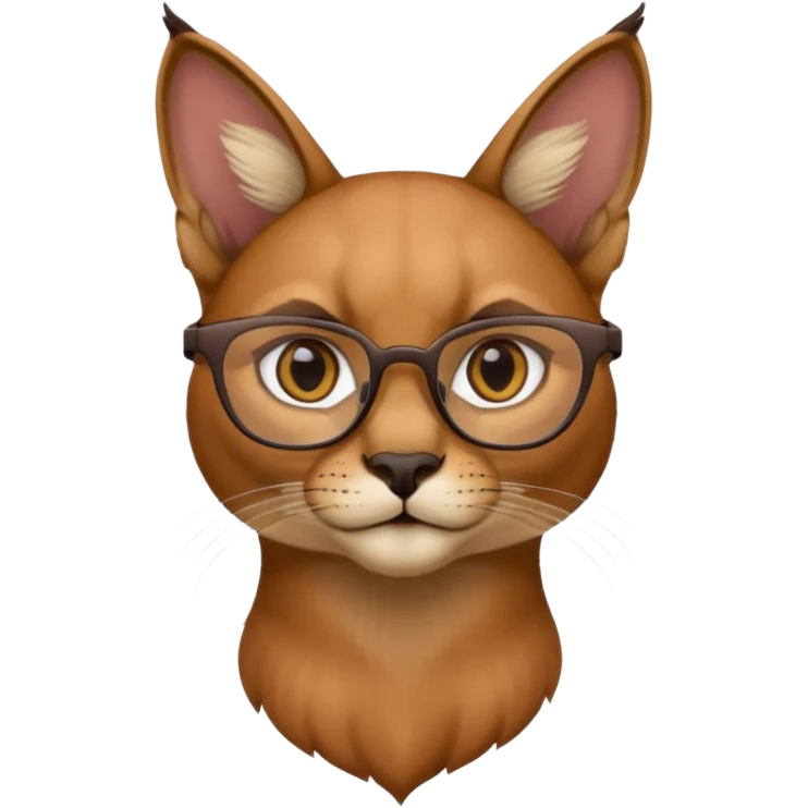Caracal glasses  w emoji