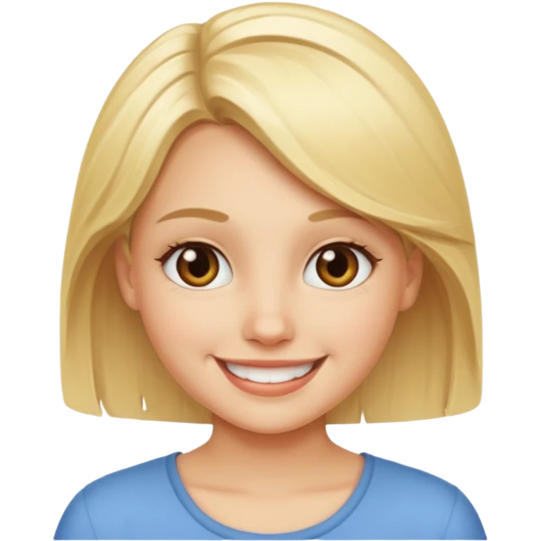 Blonde girl  emoji