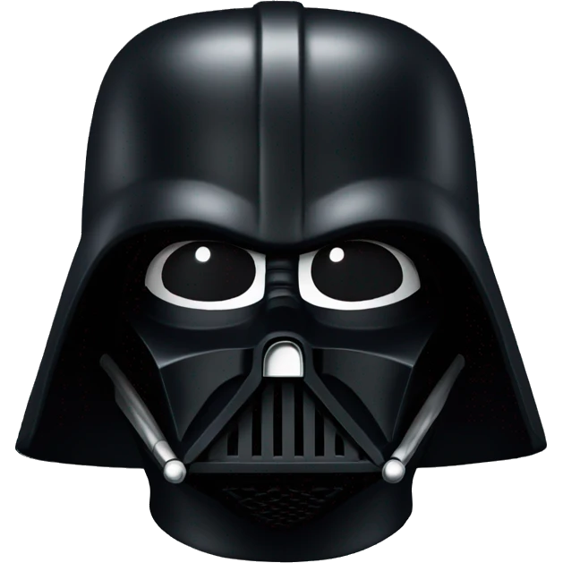 dark vader 3 quart view to right emoji