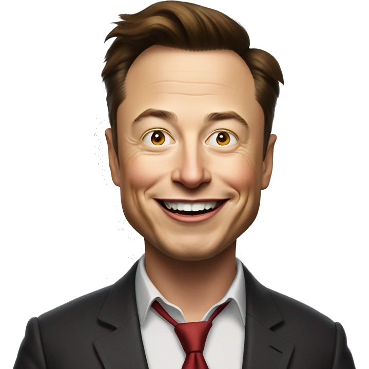 elon musk is a clown emoji