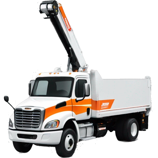 Side view Freightliner 20ft. Snap-on Tool Truck emoji