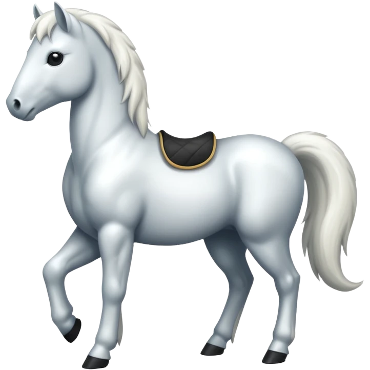 white pony emoji
