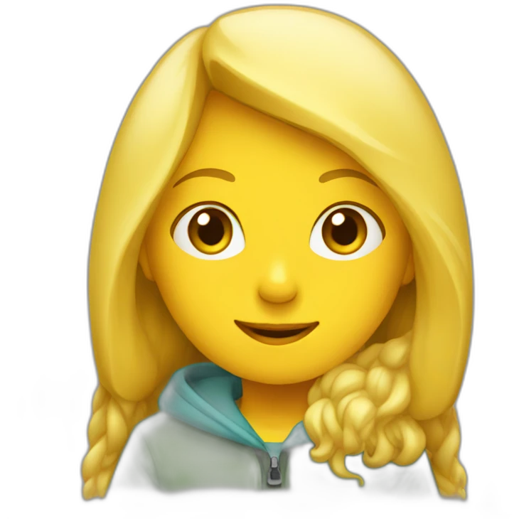 Blond girl in Tent emoji