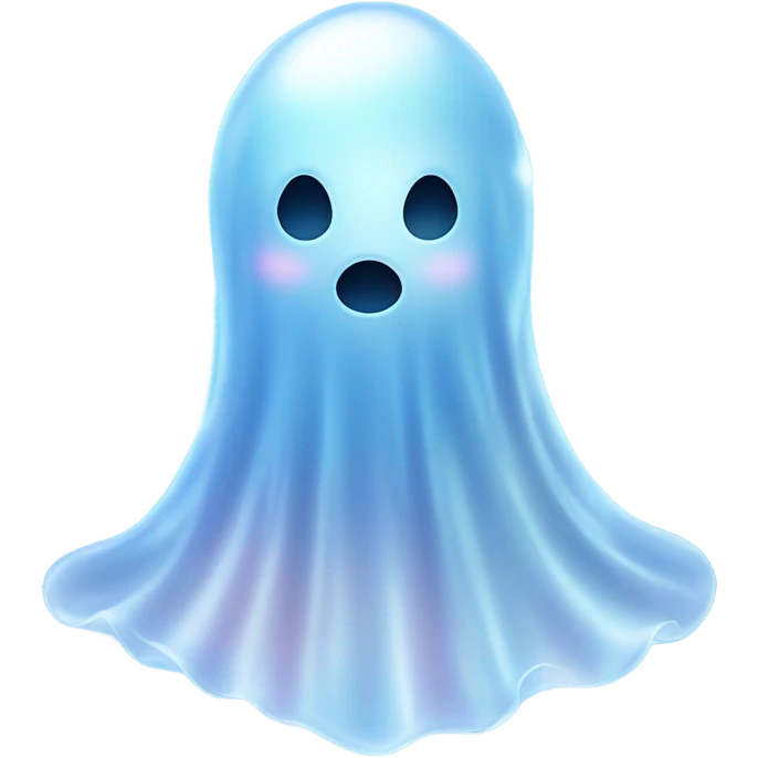ghost with stardust emoji