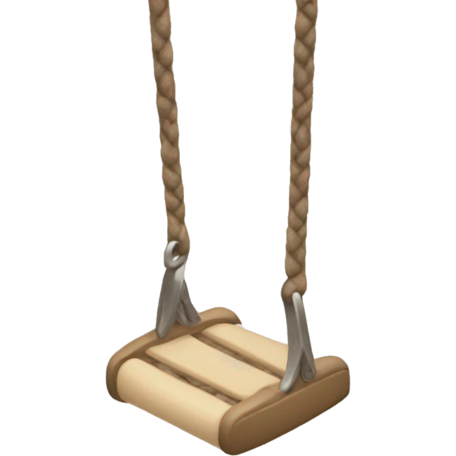 Beige swings emoji
