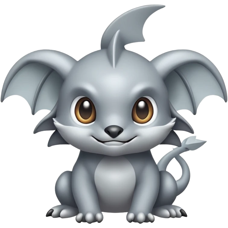Greyish Fakémon-creature emoji