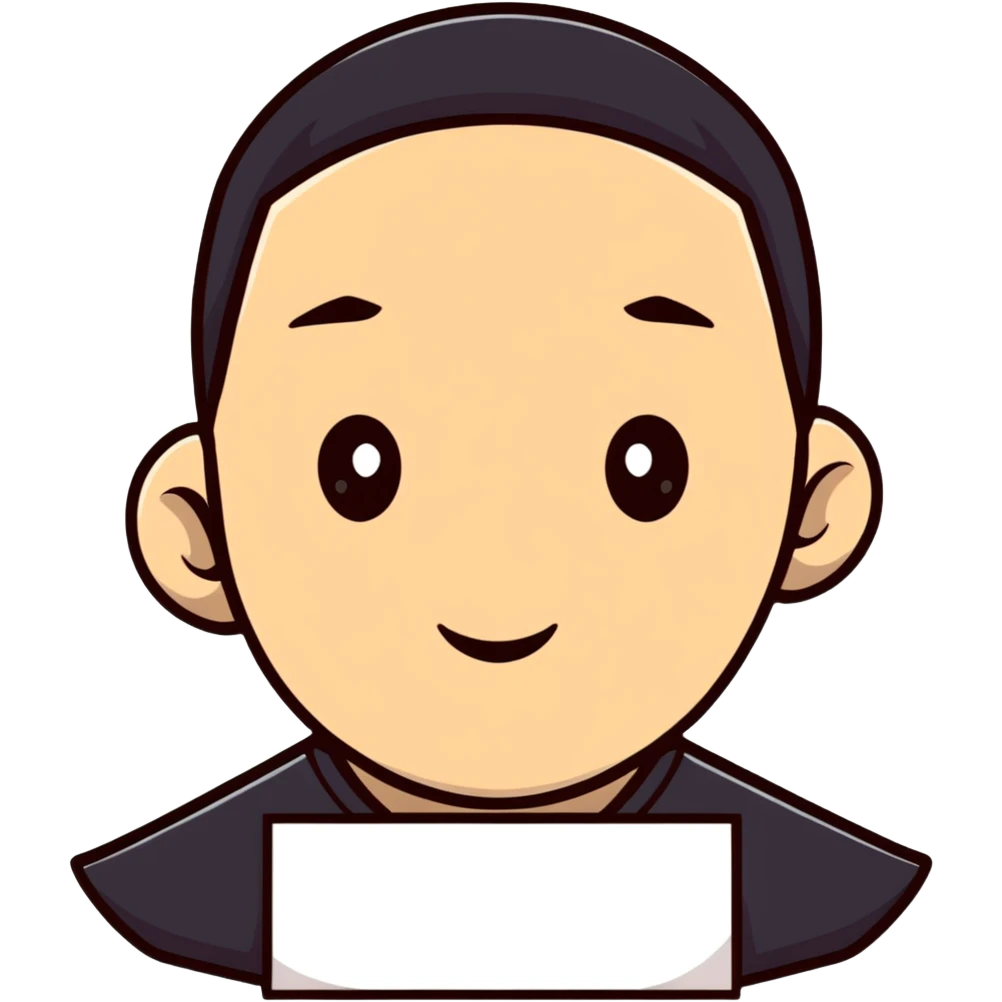 character card avatar in sticker style emoji